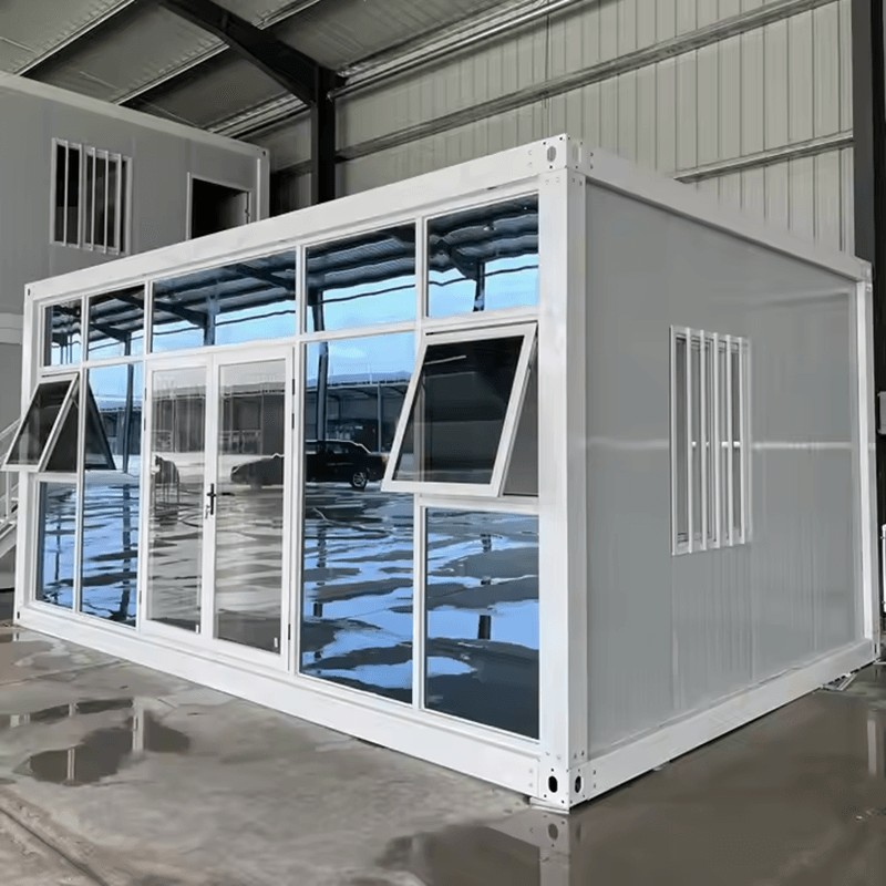 Panlabas na Single-Layer Glass Sun Room Extension Prefab Container House Panlabas na Single-Layer Glass Sun Room Extension Prefab Container House
