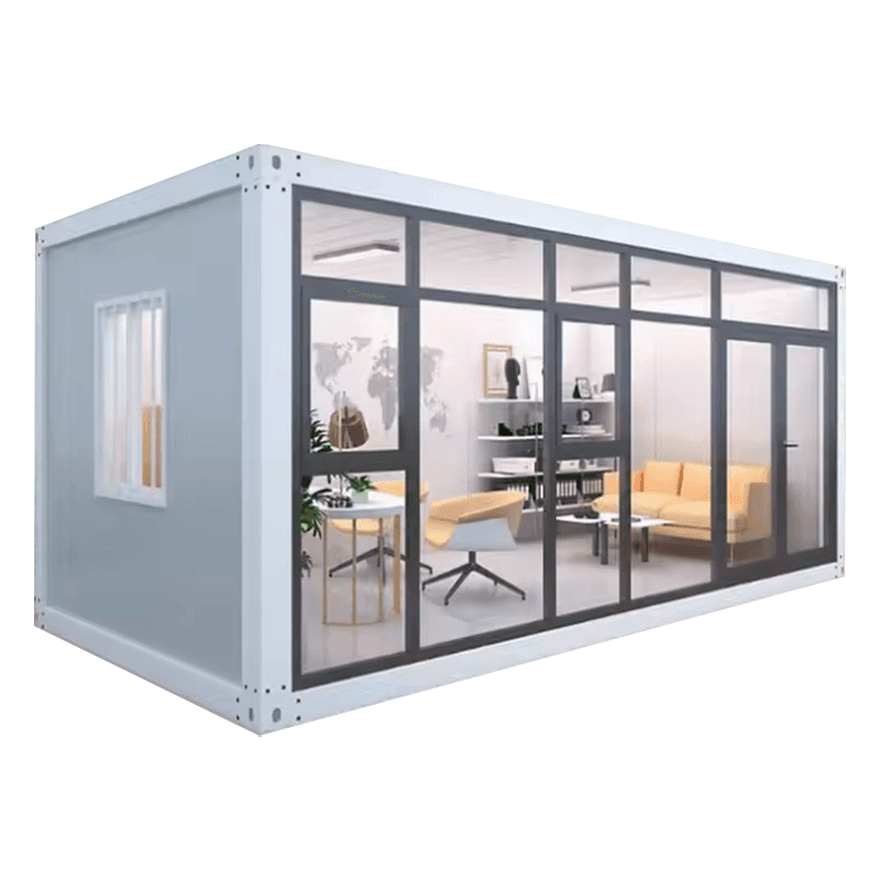 Panlabas na Single-Layer Glass Sun Room Extension Prefab Container House