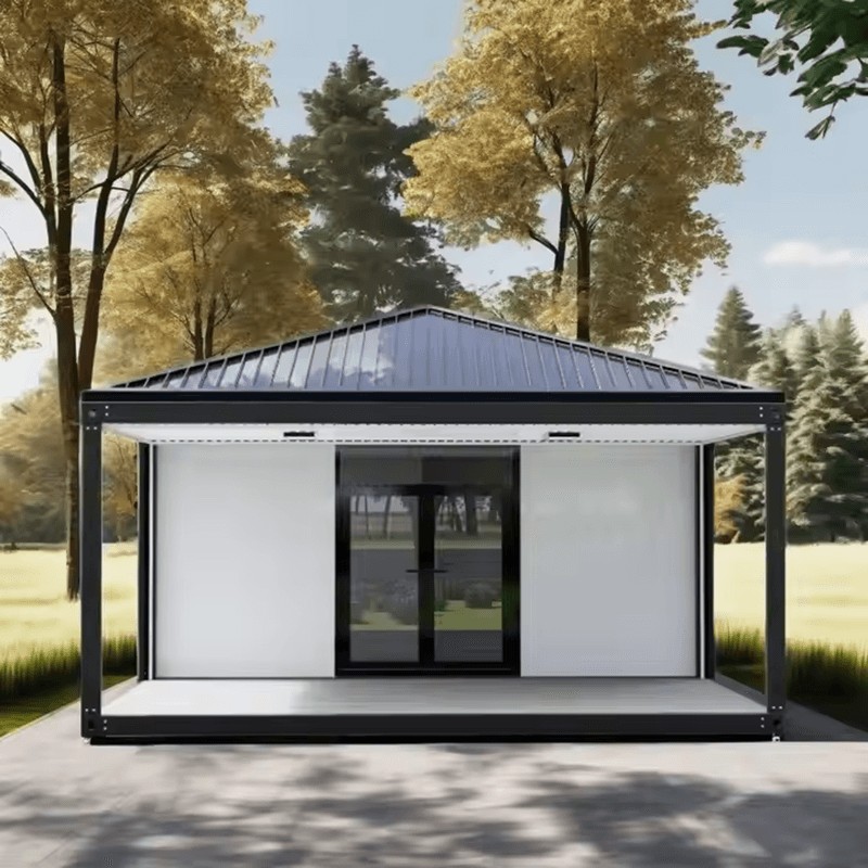Modular Prefabricated Container House Para sa Gable Roof