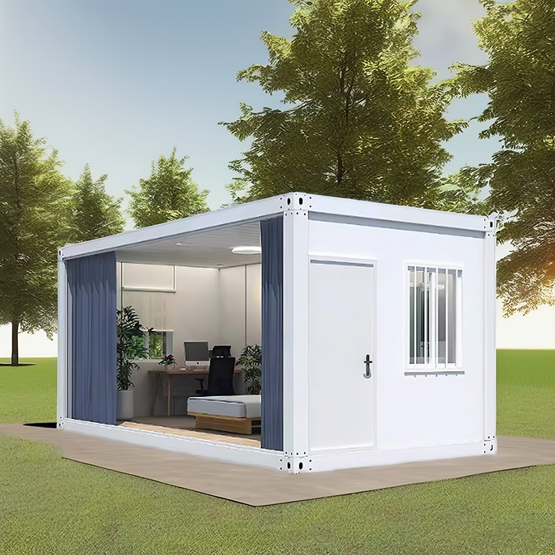 Isang Palapag na Glass Container House Isang Palapag na Glass Container House