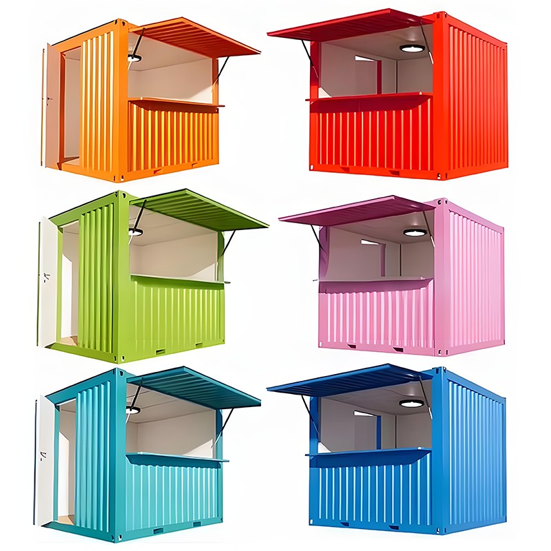 Container Small Shop (Corrugated Wall Panel)