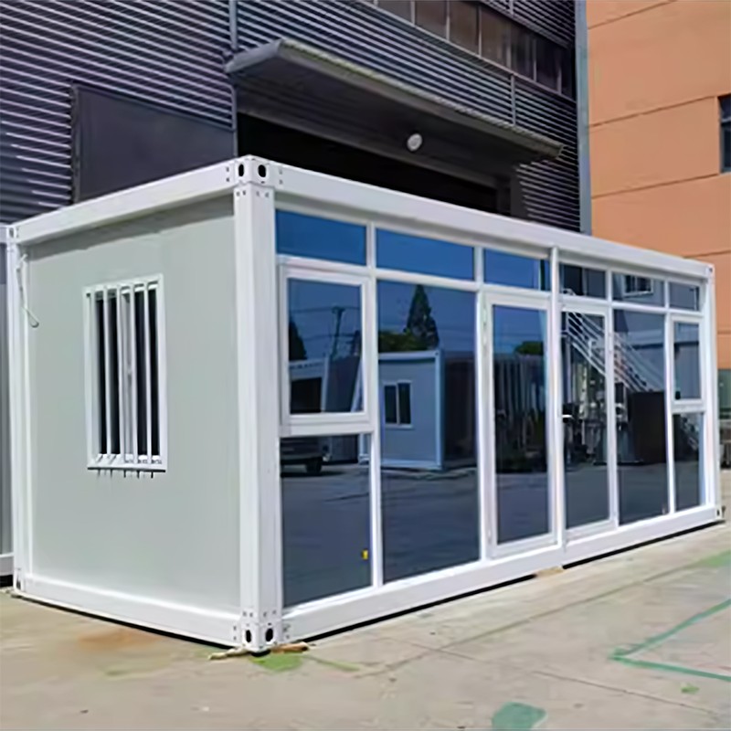 Isang Palapag na Glass Container House Isang Palapag na Glass Container House